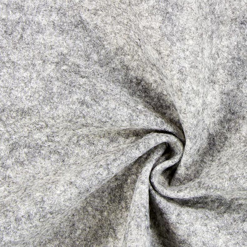 Feltro 90 cm / 1 mm di spessore mélange – grigio,  image number 1