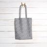 cotone rivestito Mini foglie astratte – grigio/bianco,  thumbnail number 8