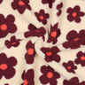 tessuto peluche fiori | Poppy Fabrics – anacardo/rosso Bordeaux,  thumbnail number 5