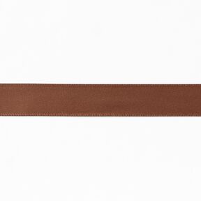 Nastro in satin [15 mm] – marrone medio, 