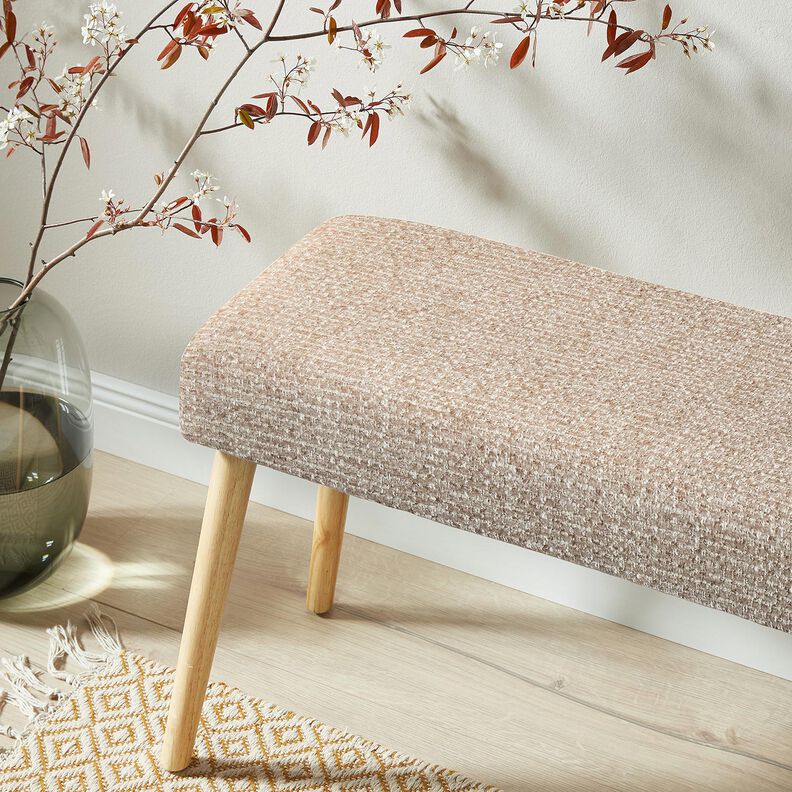 tessuto da tappezzeria Aspetto bouclé colorato – anemone/beige chiaro, image number 5