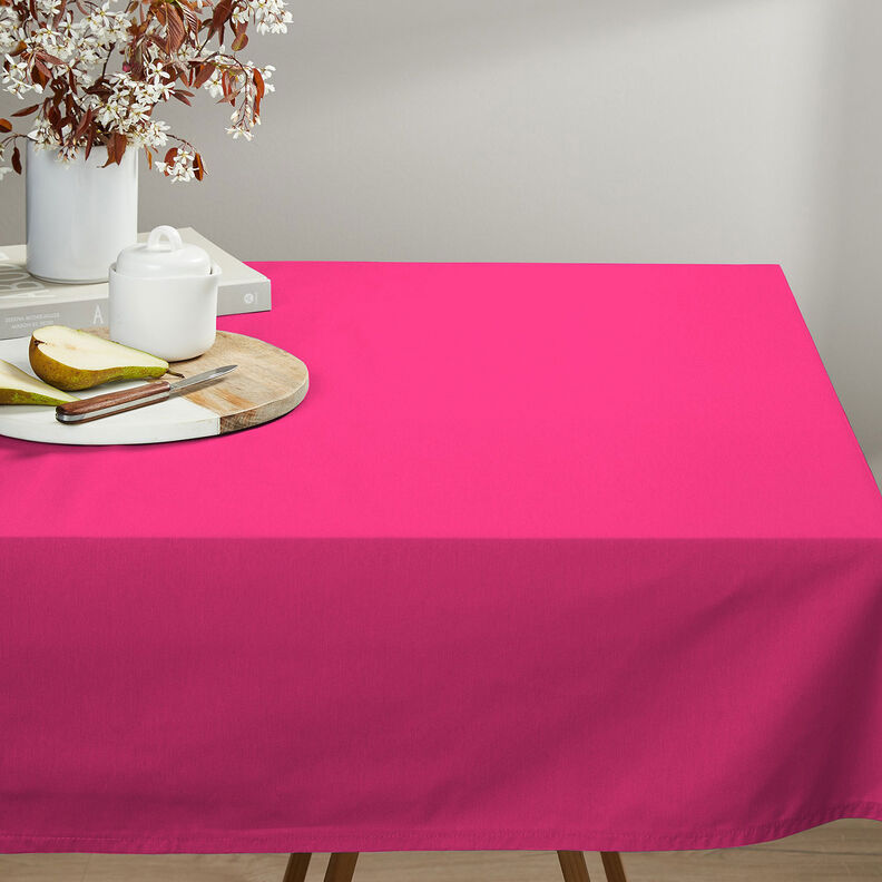tessuto in cotone cretonne tinta unita – rosa fucsia acceso, image number 5