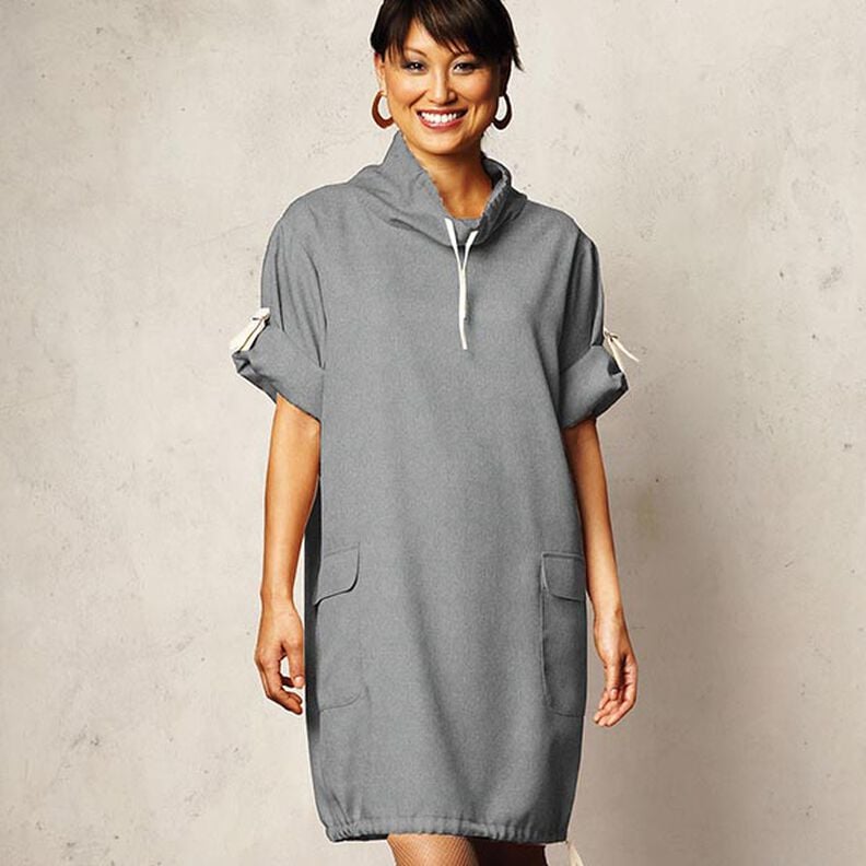 pile di cotone tinta unita – grigio, image number 7