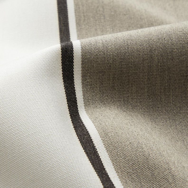 tessuti da esterni tessuti canvas righe assortite – bianco/grigio,  image number 2