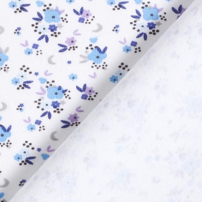 jersey di cotone Fiorellini romantici – bianco,  image number 4