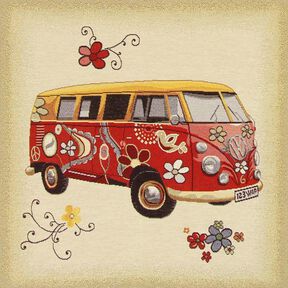 Gobelin Pulmino VW colorato, 