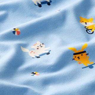 jersey di cotone animali sportivi | PETIT CITRON – azzurro, 
