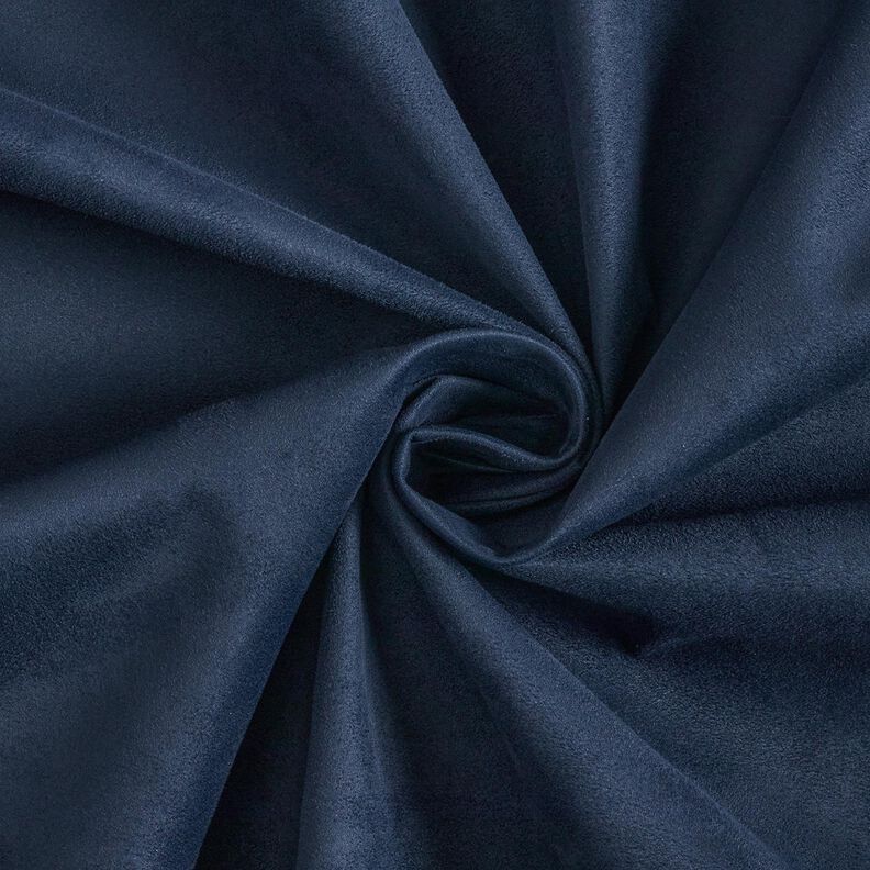 tessuto da tappezzeria Imitazione Nabuk – blu notte,  image number 1