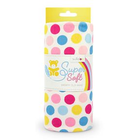 Vellutino nicki SHORTY - Hula Dots [1 m x 0,75 m | altezza pelo: 1,5 mm] | Kullaloo, 