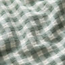 Tessuto in cotone a quadri strutturati – bianco/canna palustre,  thumbnail number 2