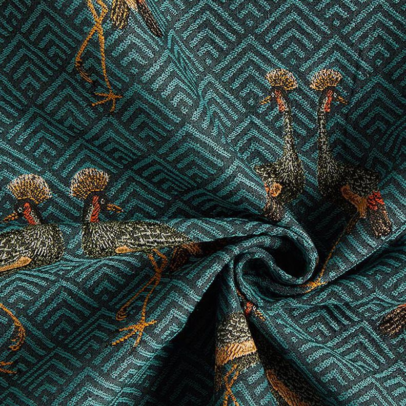 Gobelin jacquard libellula – petrolio,  image number 3