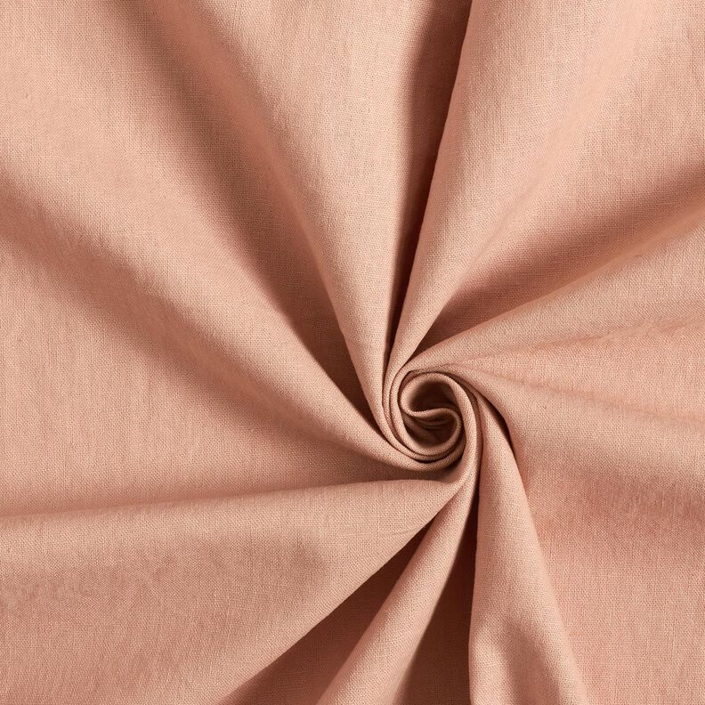 Misto lino-cotone lavato – oro rosa,  image number 1