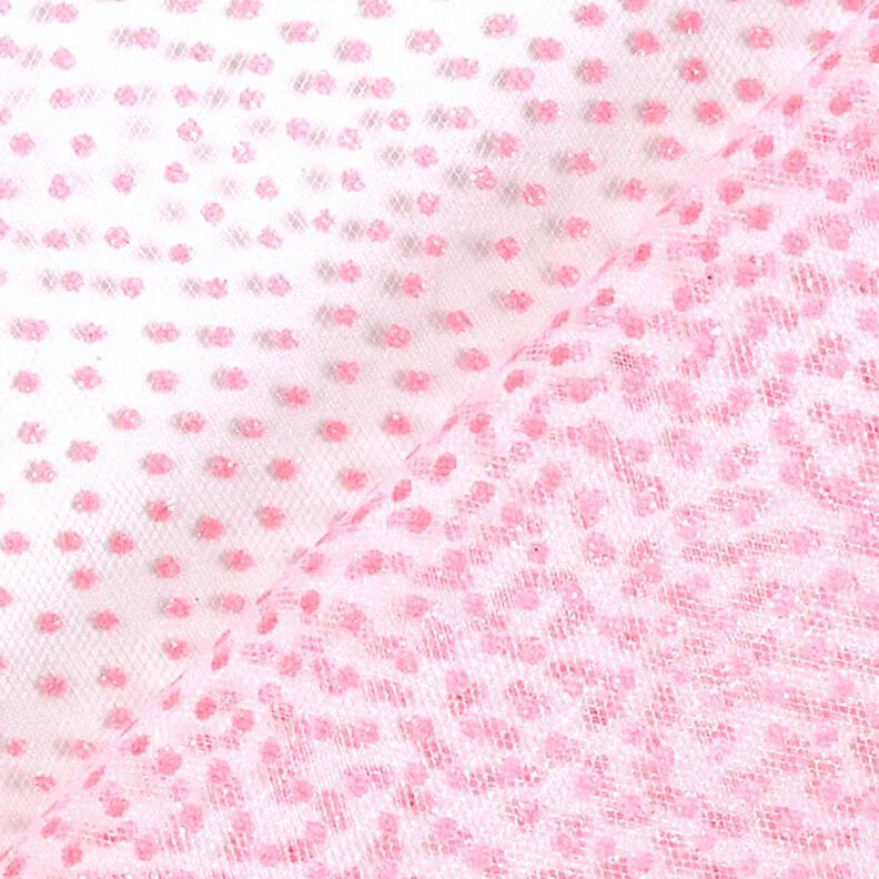 Glitzertüll Minipunkte – rosa,  image number 3