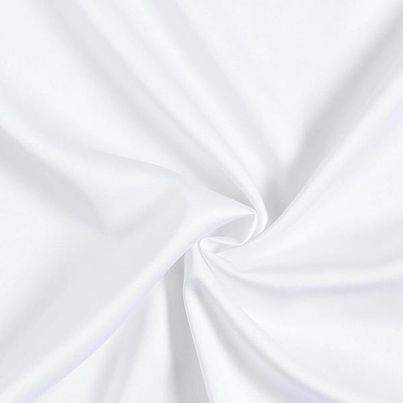 satin di viscosa tinta unita – bianco,  image number 1