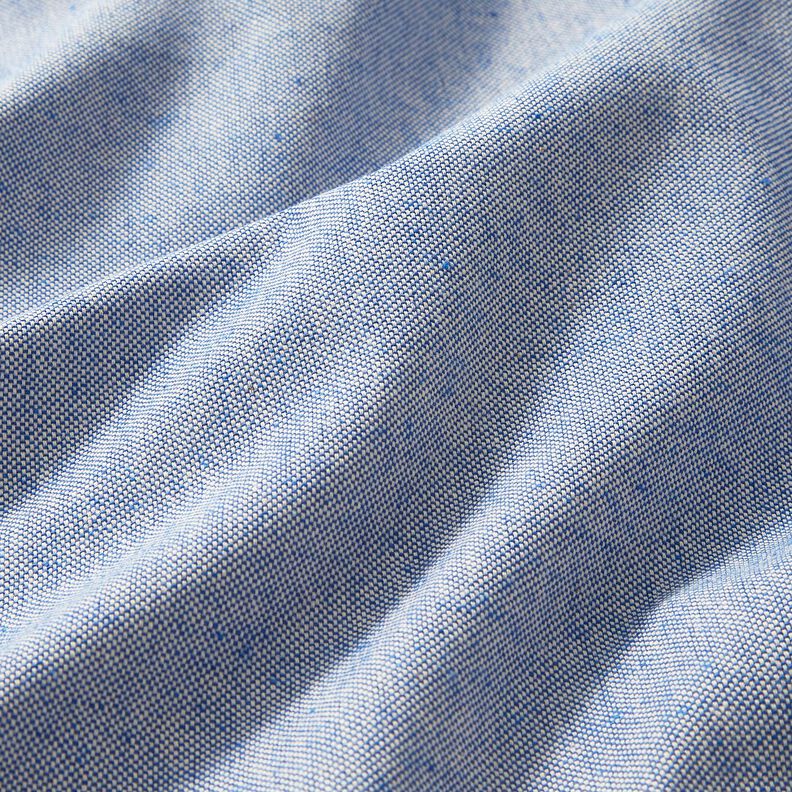 tessuto arredo mezzo panama bicolore – blu reale/naturale, image number 2