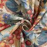 tessuto arredo mezzo panama Fiori e bacche – naturale/caramello,  thumbnail number 3
