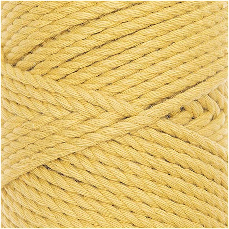 Creative Cotton Cord Skinny filato per macramè [3mm] | Rico Design – senape,  image number 2