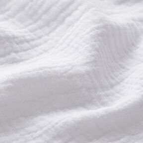 mussolina / tessuto doppio increspato – bianco, 
