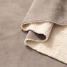 Velluto con retro in pelliccia Sherpa – anemone,  thumbnail number 2