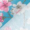 cotone rivestito, fiori di ciliegio – azzurro,  thumbnail number 4