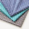 tessuto in cotone cretonne Losanghe – blu,  thumbnail number 5