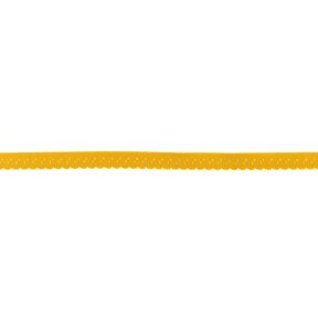 Fettuccia elastica pizzo [12 mm] – senape, 