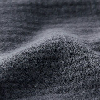 mussolina / tessuto doppio increspato – grigio scuro, 