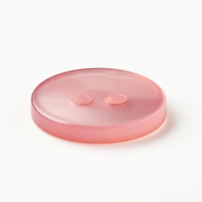 Bottone a 2 fori lucido [Ø 15 mm] – rosa, 