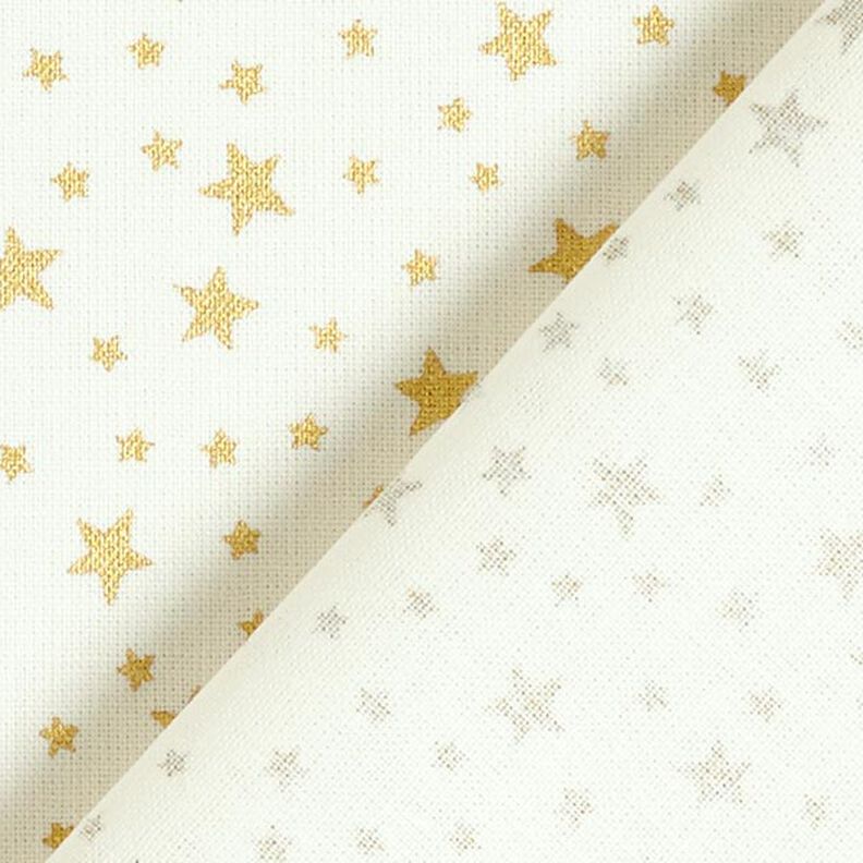 tessuto in cotone cretonne cielo stellato natalizio, piccolo – bianco,  image number 5