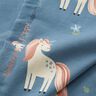 jersey di cotone Graziosi unicorni glitterati – grigio blu,  thumbnail number 3