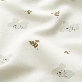jersey di cotone Koala stanchi – bianco lana, 