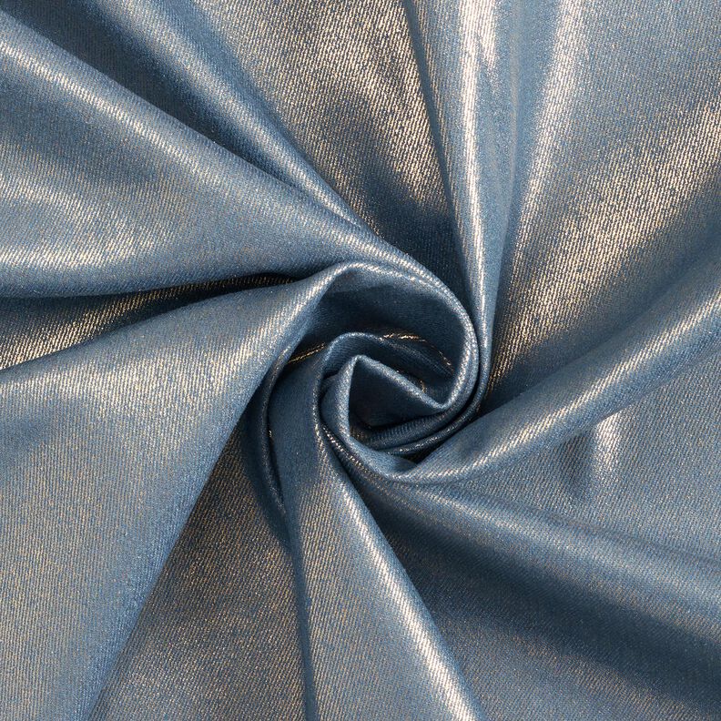 Denim elasticizzato Metallic – colore blu jeans/argento effetto metallizzato,  image number 1