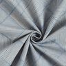 tessuto arredo mezzo panama Patchwork di linee – blu acciaio/naturale,  thumbnail number 3