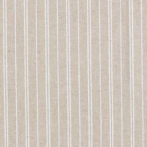 tessuto arredo mezzo panama Righe sottili – naturale/bianco, 