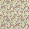 tessuto arredo gobelin Cuori sparsi – beige chiaro/petrolio,  thumbnail number 1