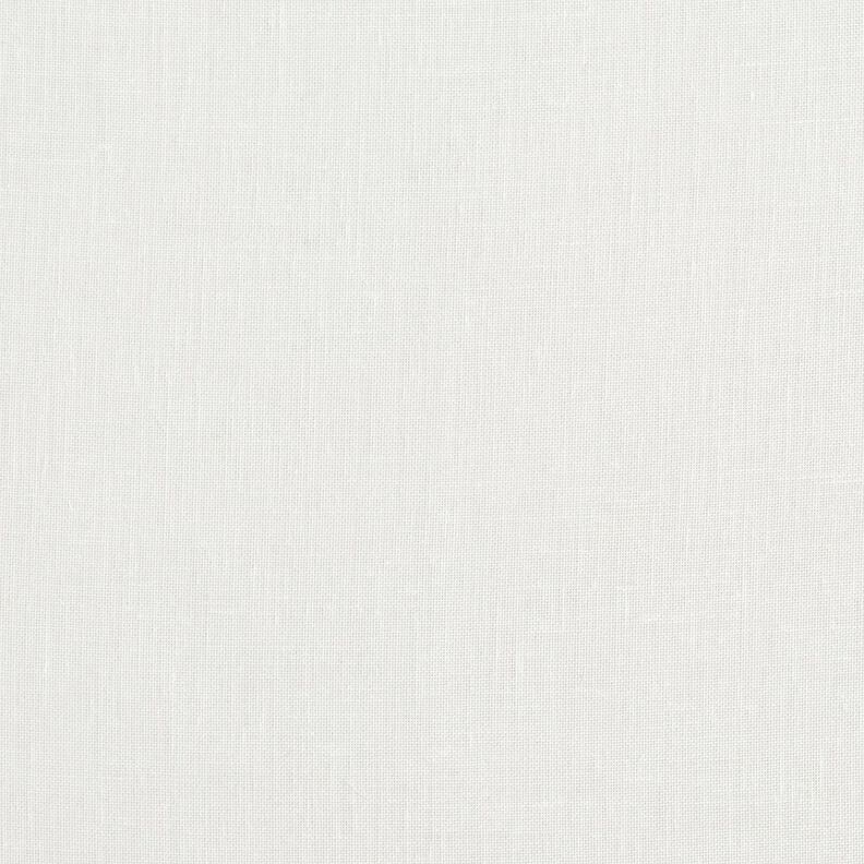 tessuto per tende a vetro misto lino tinta unita – bianco lana, image number 1