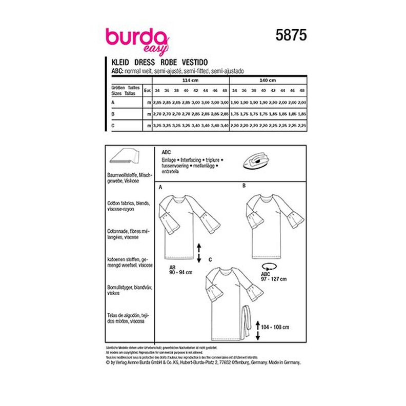 abito | Burda 5875 | 34-48, image number 12