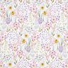 tessuto in cotone popeline Narcisi – avorio/rosa antico chiaro,  thumbnail number 1