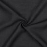Lino europeo tinta unita – nero,  thumbnail number 1