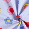 cotone rivestito Fiori allegri | Poppy Fabrics – azzurro baby/rosa,  thumbnail number 4