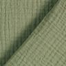 GOTS mussolina / tessuto doppio increspato | Tula – verde oliva,  thumbnail number 4