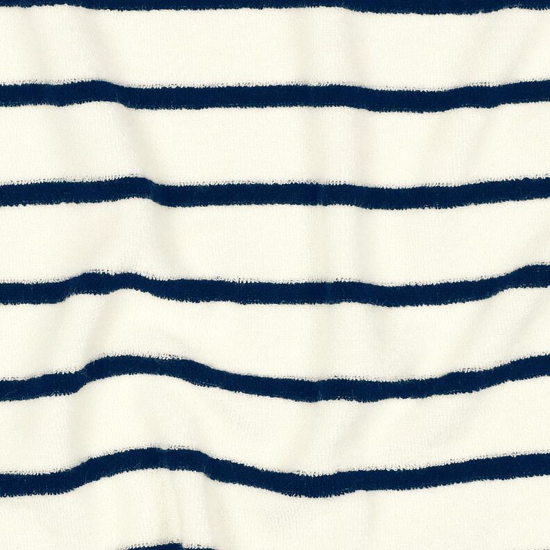 Maglia in spugna righe – avorio/blu notte,  image number 2