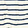 Maglia in spugna righe – avorio/blu notte,  thumbnail number 2
