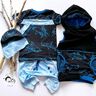 jersey di cotone Squali | Glitzerpüppi – nero/turchese chiaro,  thumbnail number 6