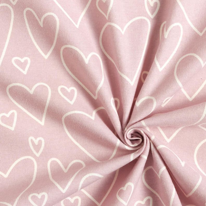 jersey di cotone Herzen &ndash; rosa,  image number 3