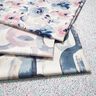 tessuto arredo mezzo panama Catena astratta – avorio/blu,  thumbnail number 5