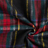 Tessuto per cappotto in misto lana vergine tartan – nero/rosso,  thumbnail number 3