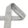 Nastro in sbieco jersey di cotone mélange [20 mm] – grigio chiaro,  thumbnail number 1