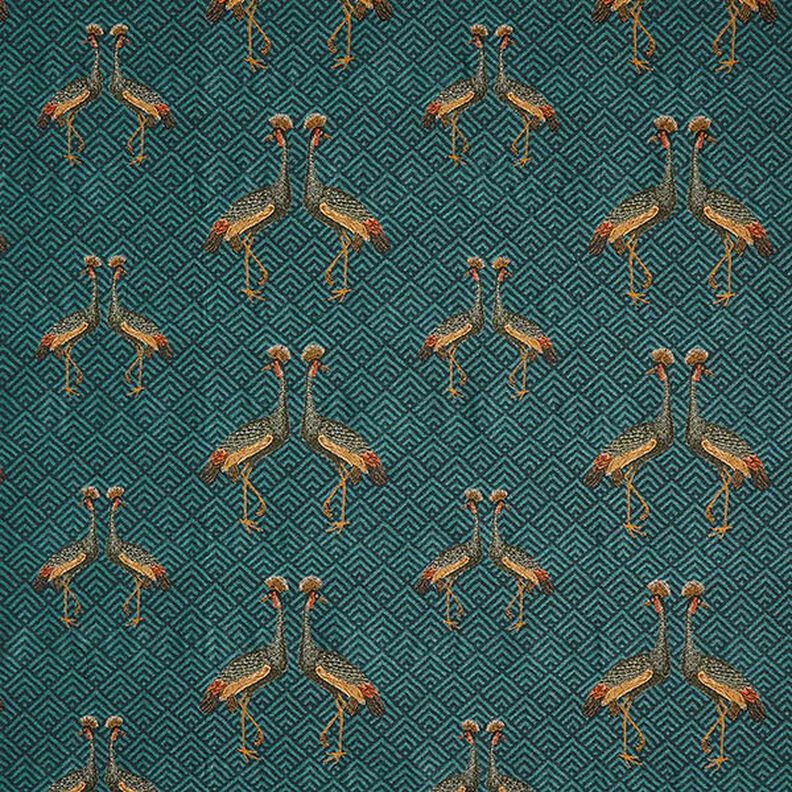 Gobelin jacquard libellula – petrolio,  image number 1