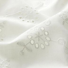 ricami a giorno Grandi tralci di fiori – bianco, 